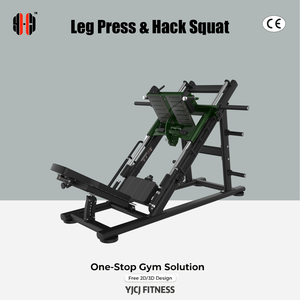 Presse à jambes multifonction Hack Squat avec rails doubles, plateformes <span class=keywords><strong>de</strong></span> repose-pieds séparées, supports d'épaules et poteaux <span class=keywords><strong>de</strong></span> poids latéraux pour club <span class=keywords><strong>de</strong></span> remise en forme - Product Image 1