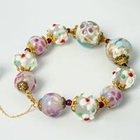 Bracelets en cristal en gros, breloques DIY, bijoux brillants, bracelets kashmiris, bijoux tendance pour femmes, cadeaux religieux chrétiens