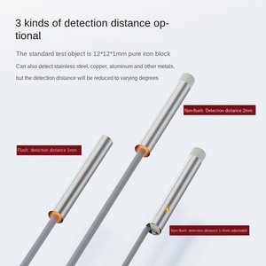 Cảm biến tiệm cận điện dung M8d6.5 phát hiện các vật liệu khác nhau bao gồm chất lỏng viên thức ăn bằng nhựa cho cảm ứng mức vật liệu - Product Image 4