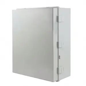 SAIPWELL 600*400*220mm protección UV cubierta gris 3 hebillas PC eléctrica Caja impermeable caja de conexiones de plástico impermeable con IP66