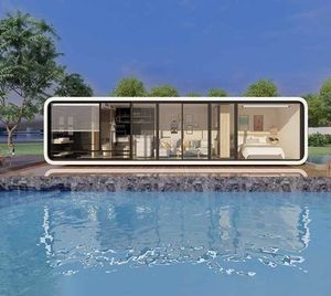 Petite maison mobile à deux étages Maison conteneur portable extensible pour hôtels <span class=keywords><strong>de</strong></span> villégiature Camping Espaces <span class=keywords><strong>de</strong></span> travail Kits <span class=keywords><strong>de</strong></span> bureau Boutique Appartements - Product Image 6