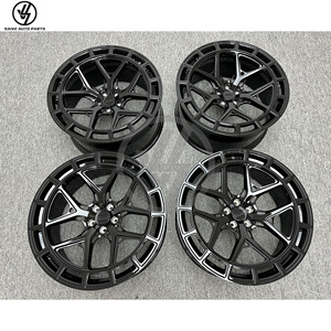 Jantes multi-rayons forgées en alliage d'aluminium pour Audi RS6 C8, finition noir brillant personnalisée, tailles 19-24 pouces, ajustement précis 1:1, neuves - Product Image 6