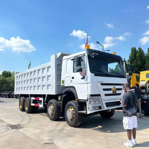 Camion à <span class=keywords><strong>benne</strong></span> basculante Howo 6x4 8*4 d'occasion 371 375 Camion à <span class=keywords><strong>benne</strong></span> basculante 336hp Euro2 euro3 LHD RHD - Product Image 2