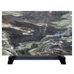 Italiano <span class=keywords><strong>Cipollino</strong></span> ondulato Rosso losas de mármol púrpura, nublado rosa púrpura Calacatta mármol decoración azulejo, púrpura <span class=keywords><strong>verde</strong></span> gris marrón Losa - Product Image 1