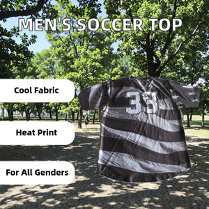 100% poliéster de secado rápido para hombres y adolescentes, camiseta transpirable activa, camiseta de fútbol estampada, equipo deportivo, ropa de Liga - Product Image 3