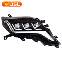 Phares LED adaptés à Toyota Land Cruiser Prado LC150 2013-2017, phares DRL, yeux d'ange, double faisceau xénon, accessoires