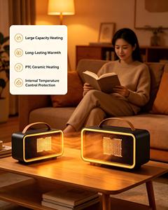 <span class=keywords><strong>Meilleur</strong></span> prix Petit ventilateur chauffant <span class=keywords><strong>Chauffage</strong></span> domestique avec protection contre la surchauffe <span class=keywords><strong>Chauffage</strong></span> à air - Product Image 3