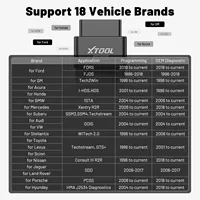 CANFD Doip J2534 VCI Codage et programmation de l'ECU XTOOL XTS500 Fonctionne avec Xtool X100 MAX