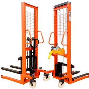 Apilador Hidráulico Manual ROHO, Elevador Manual de Paletas, Capacidad de 1T, Máquina de Elevación para Manejo de Materiales en Almacenes y Muelles de Carga, GKS GKS - Product Image 2
