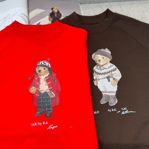 <span class=keywords><strong>Pull</strong></span> en coton rétro pour femmes, nouveau <span class=keywords><strong>pull</strong></span> en maille pour adultes, imprimé petit ours en <span class=keywords><strong>polaire</strong></span>, style décontracté quotidien, vêtements pour femmes - Product Image 6