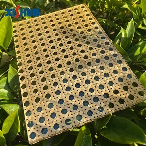 Hoja acrílica de Color Bambú de ratán, tablero de resina de alambre de malla tejida, pantalla de Hotel de vidrio orgánico, muebles, <span class=keywords><strong>puerta</strong></span> de armario - Product Image 2