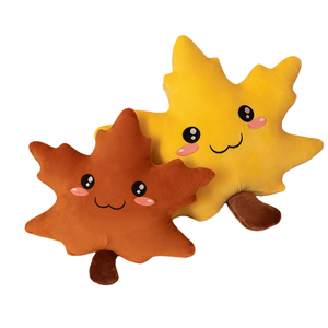 Nuevo Cojín de Peluche con Forma de Hoja de Arce, Decoración para el Hogar y el <span class=keywords><strong>Sofá</strong></span>, Regalo de Cumpleaños para Niños, Cojín Suave con Simulación de Hoja - Product Image 1