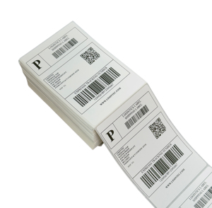 Горячая распродажа, Прямая поставка, термоклейкая этикетка 4x6, логистическая этикетка, 100*150 листы или рулоны, совместимые с принтером - Product Image 2