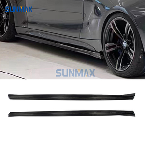 Faldones laterales de fibra de carbono seco para modificación Sunmax, piezas de carrocería de coche para <span class=keywords><strong>BMW</strong></span> <span class=keywords><strong>M2</strong></span> F87 2016 2017 <span class=keywords><strong>2018</strong></span> 2019 2020 - Product Image 3