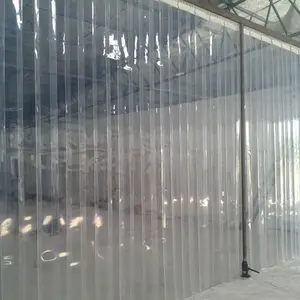 6mm anti-static thickness ant-bacterial PVC soft film/PVC stripe door curtain