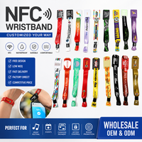 Bracelets RFID NFC OEM ODM Écologiques Ntag213 Ntag215 avec Logo Personnalisé pour Cartes de Membre, Cartes de Visite, Billets de Fête et Carnaval