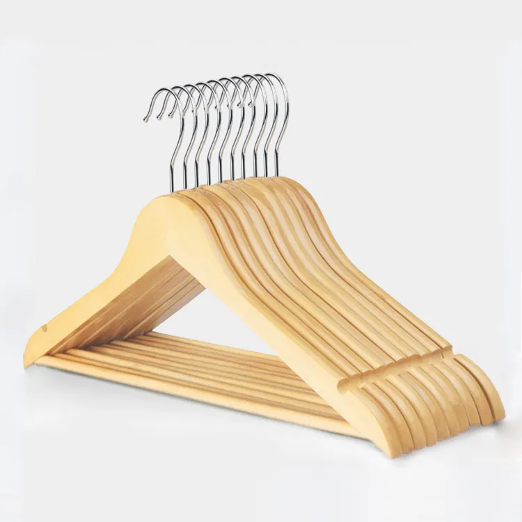 Inspring wholesale hangers for cloths wooden hanger