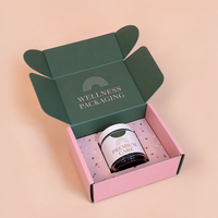 Boîte d'expédition en carton ondulé personnalisée avec insert en mousse EVA, emballage imperméable pour produits de santé, boîte cadeau