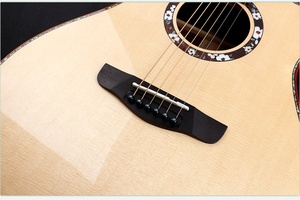 กีตาร์โปร่ง Weifang 6 สาย 41 นิ้ว ไม้สปรูซและไม้ซานโตสทั้งตัว - Product Image 2