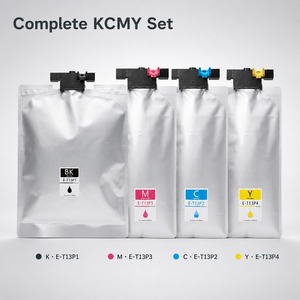 Sac d'encre pigmentée OCB T13P T13P1-T13P4 pour imprimantes jet d'encre Epson EM-C8100a EM-C8101a avec puce jetable pour la région de l'Asie du Sud-Est - Product Image 1