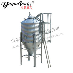 Yuyun Sanhe rentable nouveau <span class=keywords><strong>silo</strong></span> d'alimentation animale en acier galvanisé <span class=keywords><strong>Silo</strong></span> de stockage de bétail - Product Image 2