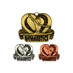 Medaglia di ginnastica ritmica con medaglia di ginnastica ritmica personalizzata con medaglia di metallo di ginnastica personalizzata - Product Image 1