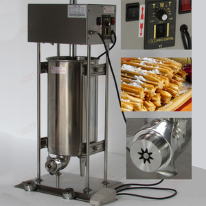 15L Thùng điện CHURROS máy thương mại Tây Ban Nha churro máy tự động Latin trái cây Donut Xúc Xích stuffer máy - Product Image 3