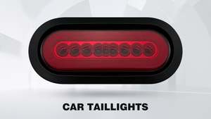 12V 24V hình bầu dục xe tải Trailer Led Đuôi dừng phanh đèn hậu chạy màu đỏ và màu hổ phách chỉ báo lần lượt tín hiệu ánh sáng niêm phong - Product Image 3