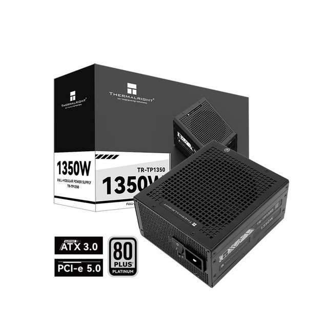 Thermalright TR-TP1350 ATX3.0 Desktop PC Power Supply Platinum Full Module 5V Over 1000W Black