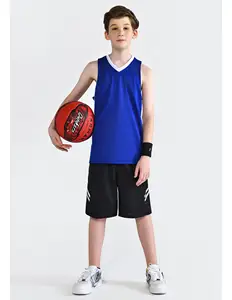 Thanh niên bóng rổ thực hành Jersey cho bé trai trẻ em thể thao Jerseys cho bé trai thể thao Fan Jerseys
