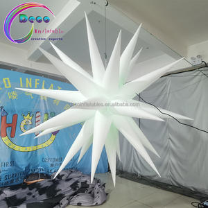 2 м надувные рождественские украшения светодиодная подсветка гигантская Рождественская надувная звезда - Product Image 5