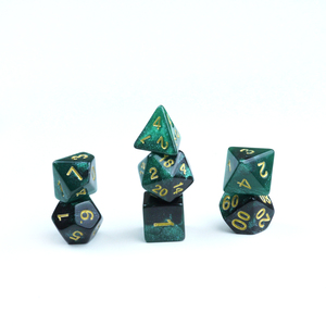 Ensemble de 7 dés polyédriques Galaxy Sparkle, fabrication artisanale haut de gamme personnalisée pour <span class=keywords><strong>les</strong></span> jeux de divertissement, directement de l'usine - Product Image 4