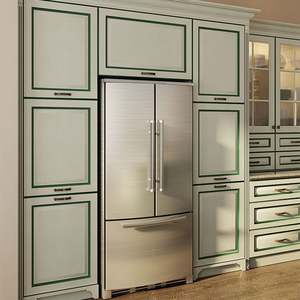 Gabinete de Cocina de Madera Maciza Estilo Francés SANTOPOVA con Paneles de Puerta Tallados |   Diseño Modular de Lujo Personalizado - Product Image 4