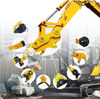 Attelage rapide hydraulique monobloc compatible avec toutes les marques d'excavatrices