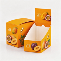 Boîte d'emballage en carton écologique personnalisée avec logo, petite boîte de présentation pour comptoir de magasin de détail
