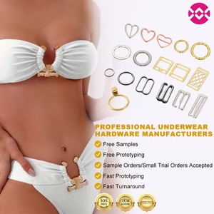 Accessoires de sous-vêtements durables personnalisés Boucles de maillot de bain Curseur de ajusteur de soutien-gorge - Product Image 1