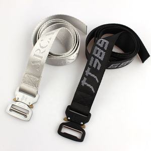 Custom Logo Durable Adjustable <b>Belt</b> Woven Fabric Plastic <b>Buckle</b> and Metal Lock With High Quality 20-30Days - Product Image 6