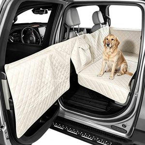 Extensor de Asiento Trasero para Perros, Funda Protectora para Asiento Trasero de Coche con Base Rígida, Cubierta de Asiento para Mascotas, Hamaca Extensora de Asiento Trasero para Perros, Cama para Perros - Product Image 1