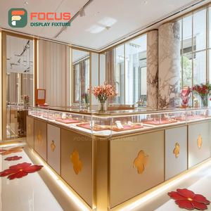 High Visibility Jewelry Store Display Furniture Metal <b>Frame</b> Brand Store Showcase Cabinet - Product Image 4