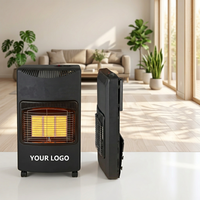 Chauffage au gaz infrarouge autonome Luoqi à 3 panneaux au butane GPL HE01F avec protection contre la surchauffe pour usage intérieur