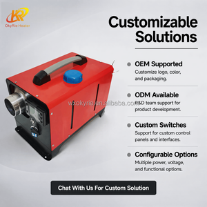 Chauffage diesel horizontal Wuxi OkyRie AX51H 5KW avec accessoires complets, 4 couleurs au choix pour <span class=keywords><strong>camping</strong></span>-<span class=keywords><strong>car</strong></span>, caravane, motorhome - Product Image 3