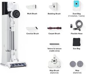 Aspiradora de mano con motor inalámbrico sin escobillas, torre de polvo autovacía, todo en uno, en seco y húmedo - Product Image 3
