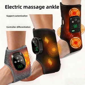 Support de massage pour la cheville - chauffage électrique domestique, vibration, compresse chaude pour la plante des pieds et les articulations, masseur chauffant et thérapeutique - Product Image 2