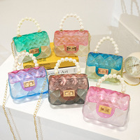 Mini Jelly Handbag, Cute Shell Shaped Chain Crossbody Bag Coin Purse - Temu