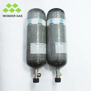Cilindro de fibra de carbono de alta presión de 6,8 l, cilindro compuesto, tanque de fibra de carbono, 300bar, 4500psi para buceo con tanque de aire - Product Image 3
