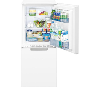150L White Refrigerator Japanese Style Same Model Top Refrigerator Bottom <b>Freezer</b> Design for Home Use Top - Product Image 1