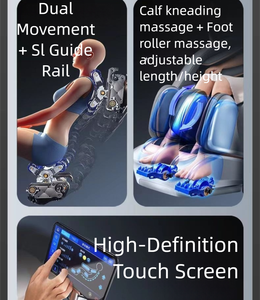 C15 nóng bán sang trọng 8D không trọng lực toàn thân ghế massage điện với PU da Thiết kế di động công nghệ lõi kép - Product Image 6