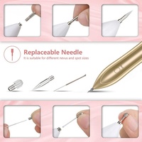 Stylo électronique avancé pour l'élimination des grains de beauté, en ABS, rechargeable par USB, pour un traitement ciblé de la peau