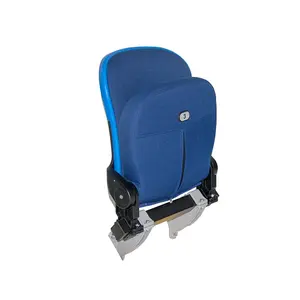 10年保修加垫HDPE吹塑防紫外线足球场座椅横梁安装塑料球场座椅