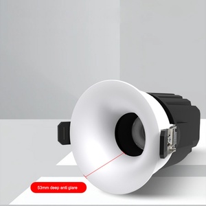 Foco LED Comercial sin Marco, 75mm de Diámetro, Antideslumbrante, Empotrable en Techo, COB Downlight 7W 12W 3000K 3500K 4000K - Product Image 3